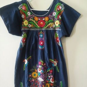 Embroidered Tunic Dress